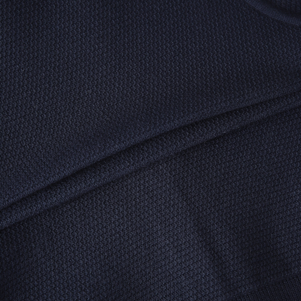 사우스케이프 여성 배색 로고 후드 니트 가디건_네이비