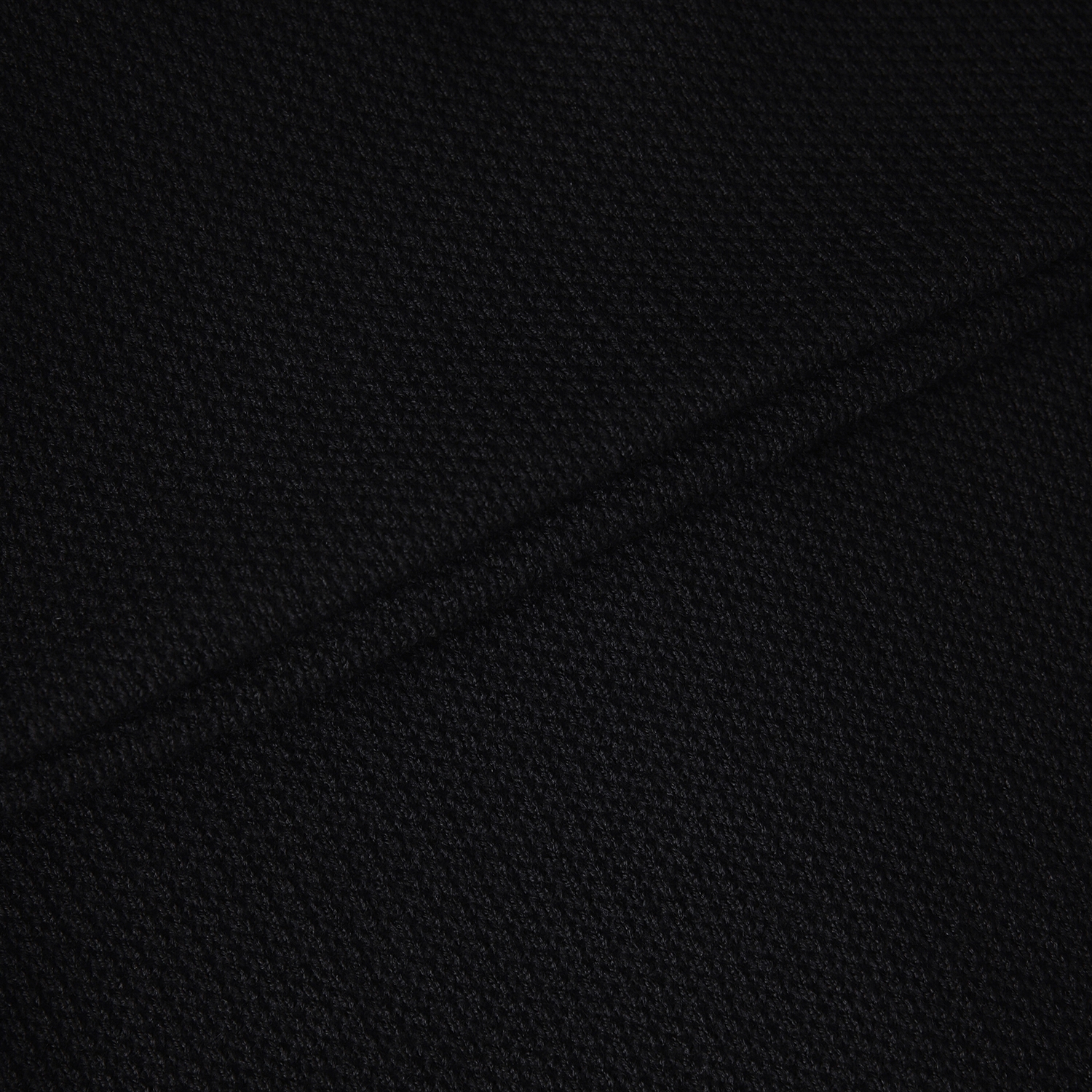 여성 사우스크로스 배색 카라 니트 집업 가디건_블랙