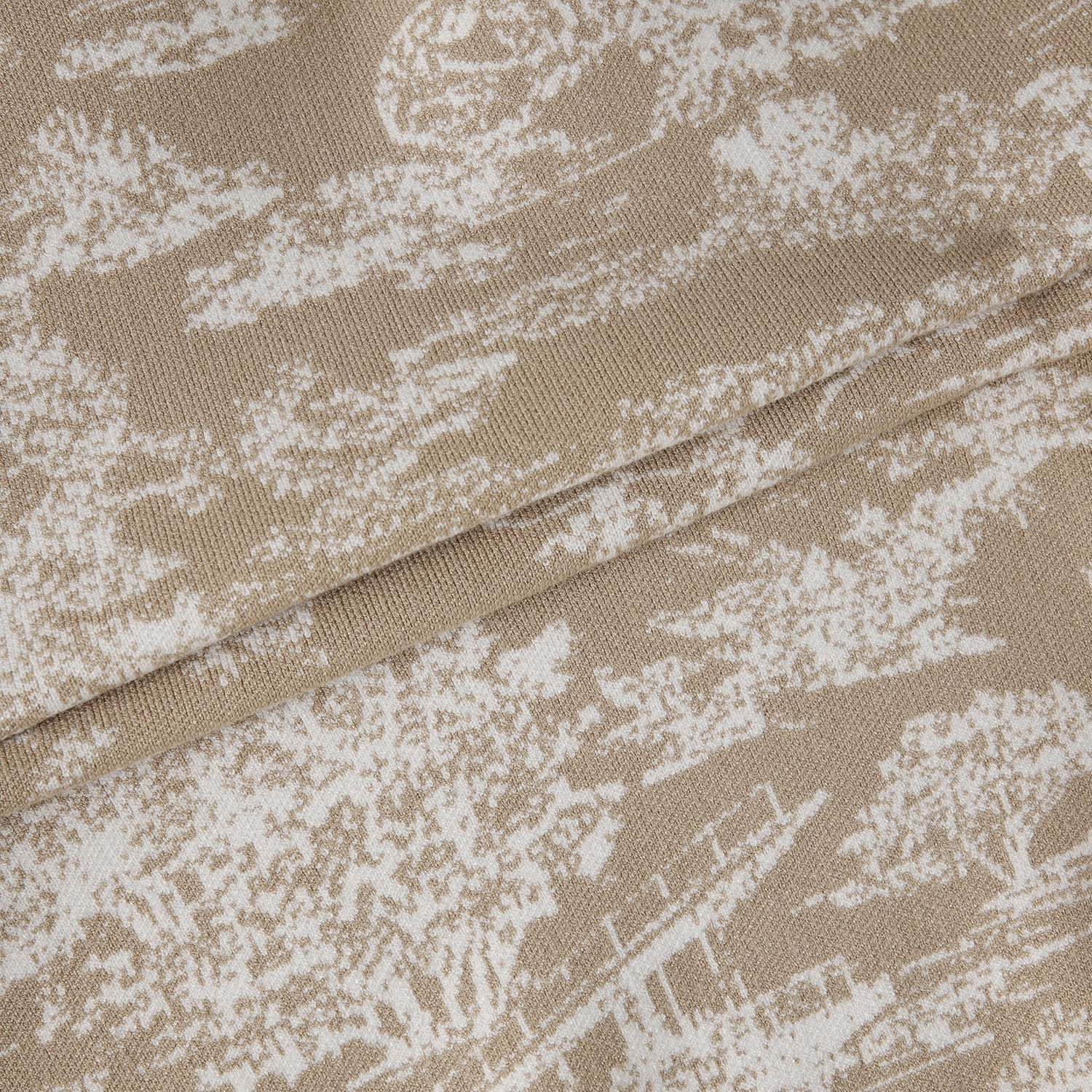 사우스케이프 여성 남해 헤리티지 카라 하프집 니트 풀오버_베이지