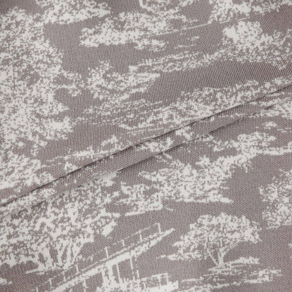 사우스케이프 여성 남해 헤리티지 카라 하프집 니트 풀오버_그레이