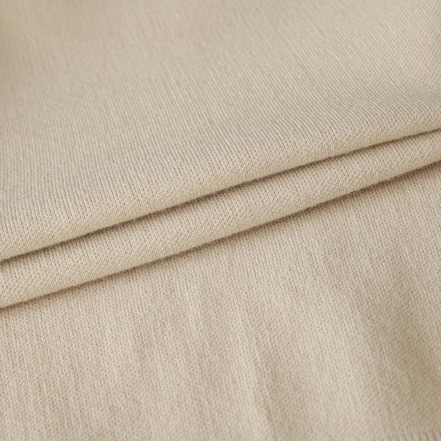 여성 사우스크로스 소매 로고 포인트 니트 풀오버_베이지