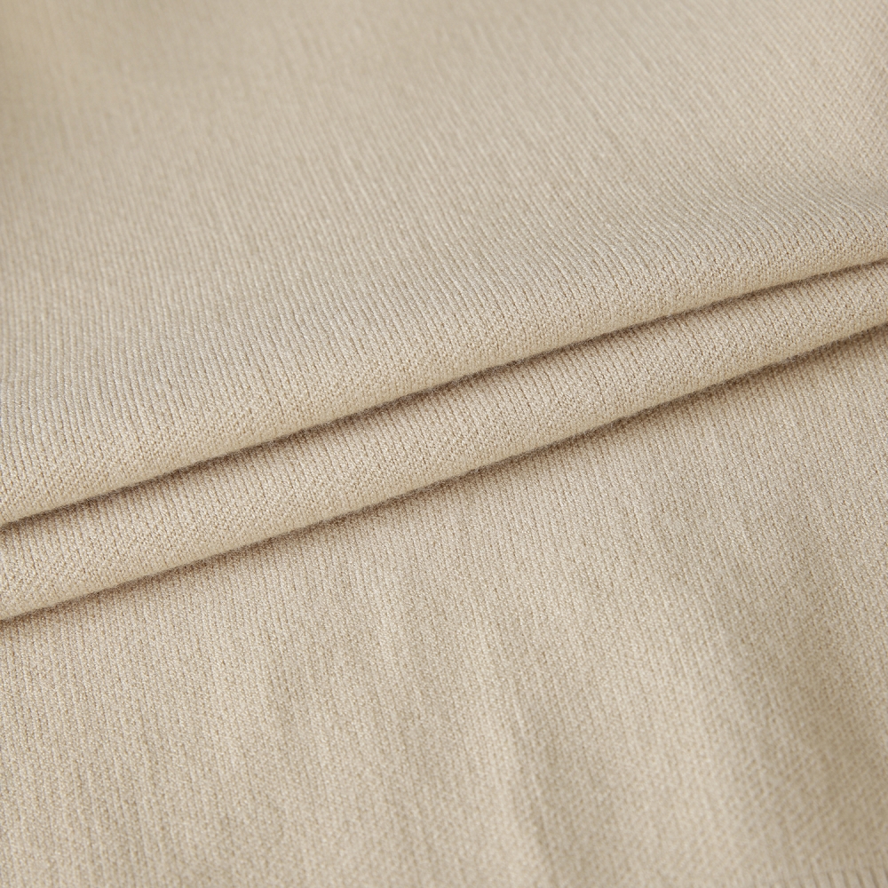 여성 사우스크로스 소매 로고 포인트 니트 풀오버_베이지