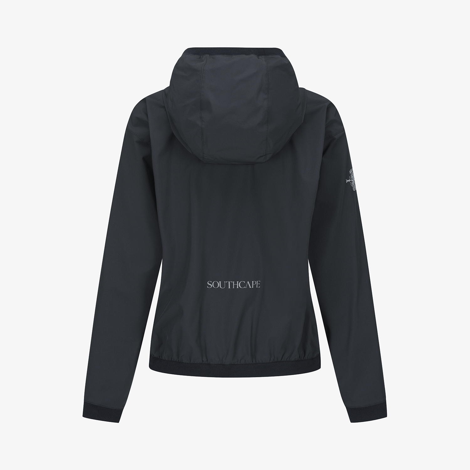 여성 사우스크로스 하이넥 후드 아노락_다크 그레이