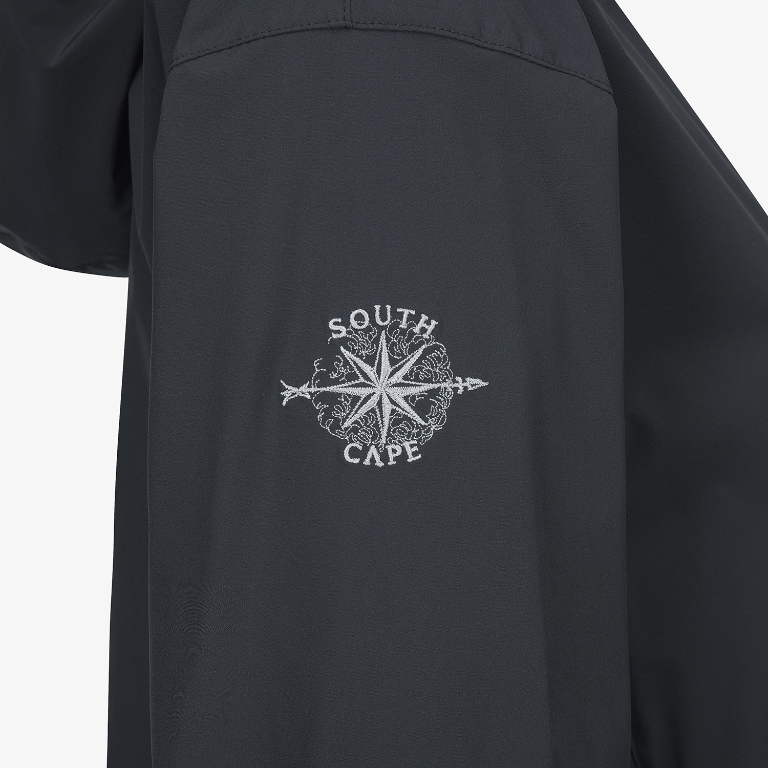 여성 사우스크로스 하이넥 후드 아노락_다크 그레이