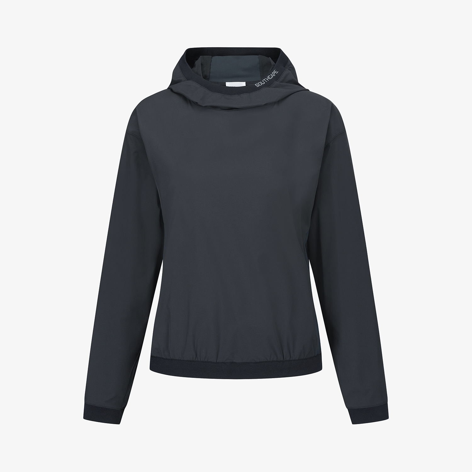 여성 사우스크로스 하이넥 후드 아노락_다크 그레이