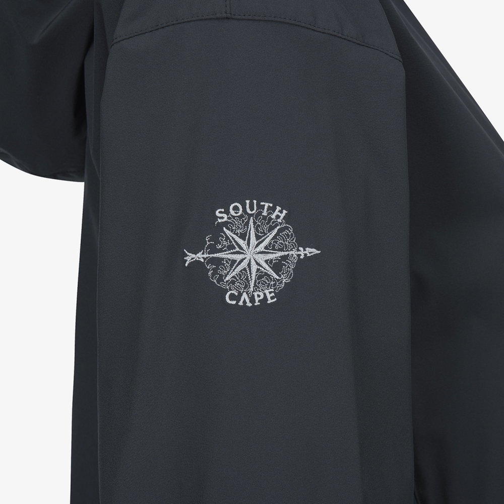 여성 사우스크로스 하이넥 후드 아노락_다크 그레이