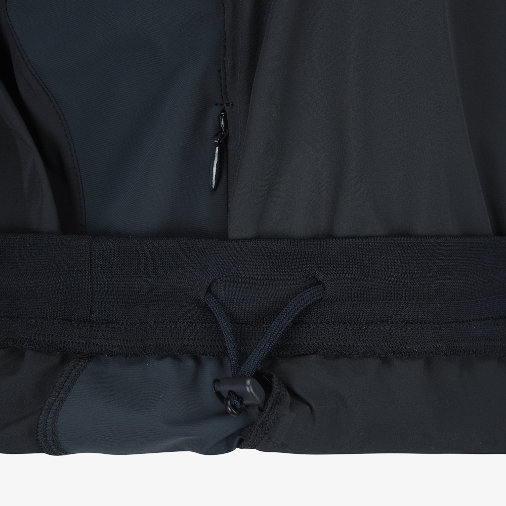 여성 사우스크로스 하이넥 후드 아노락_다크 그레이