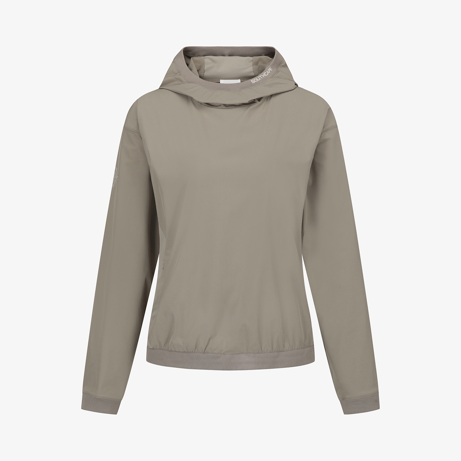 여성 사우스크로스 하이넥 후드 아노락_카키 베이지