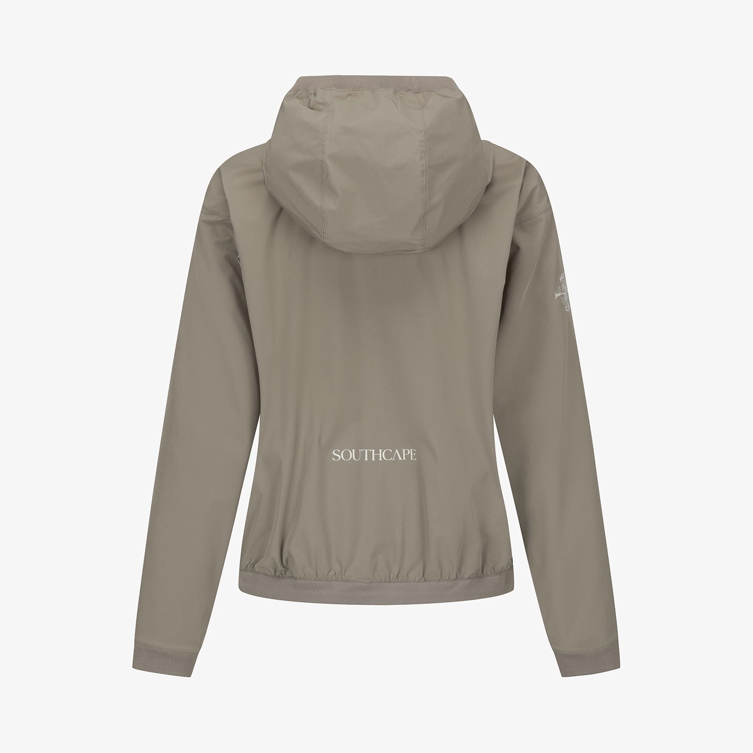 여성 사우스크로스 하이넥 후드 아노락_카키 베이지