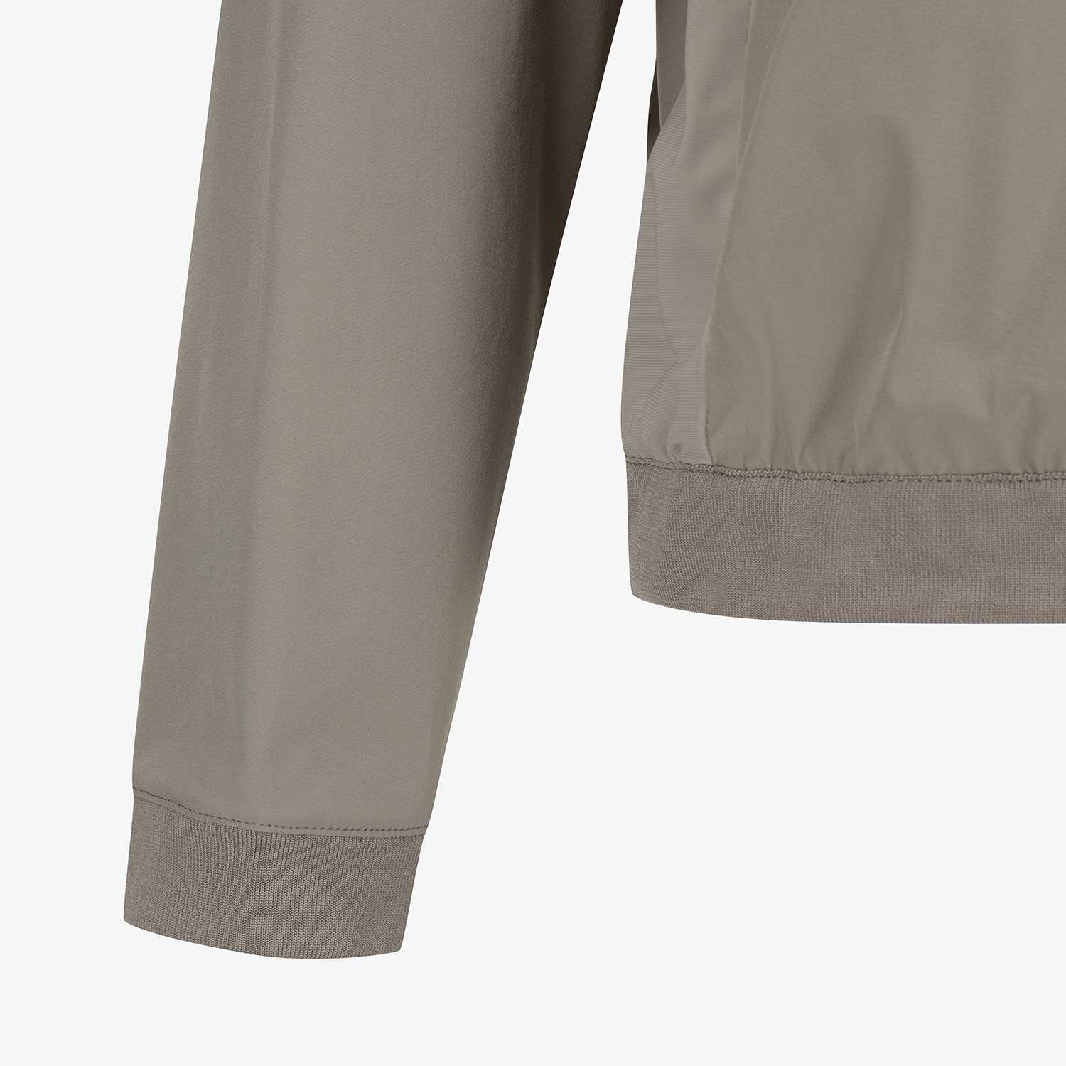 여성 사우스크로스 하이넥 후드 아노락_카키 베이지