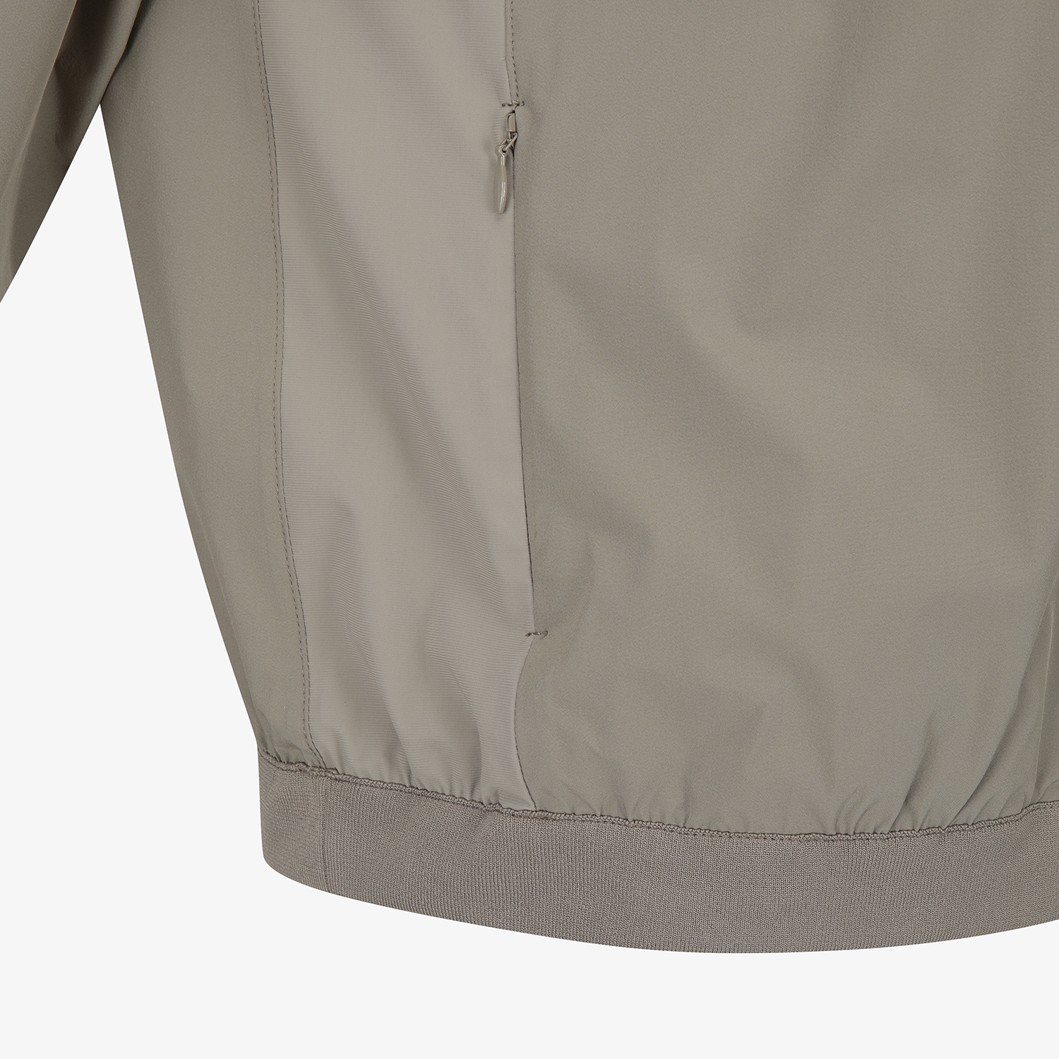 여성 사우스크로스 하이넥 후드 아노락_카키 베이지