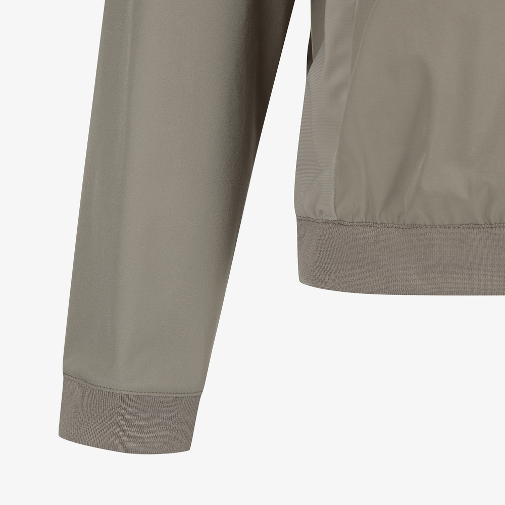 여성 사우스크로스 하이넥 후드 아노락_카키 베이지