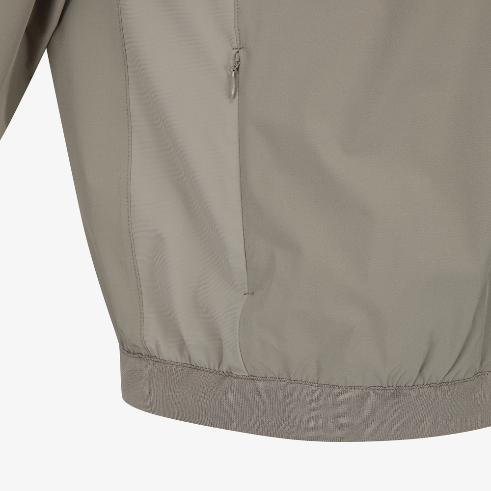 여성 사우스크로스 하이넥 후드 아노락_카키 베이지