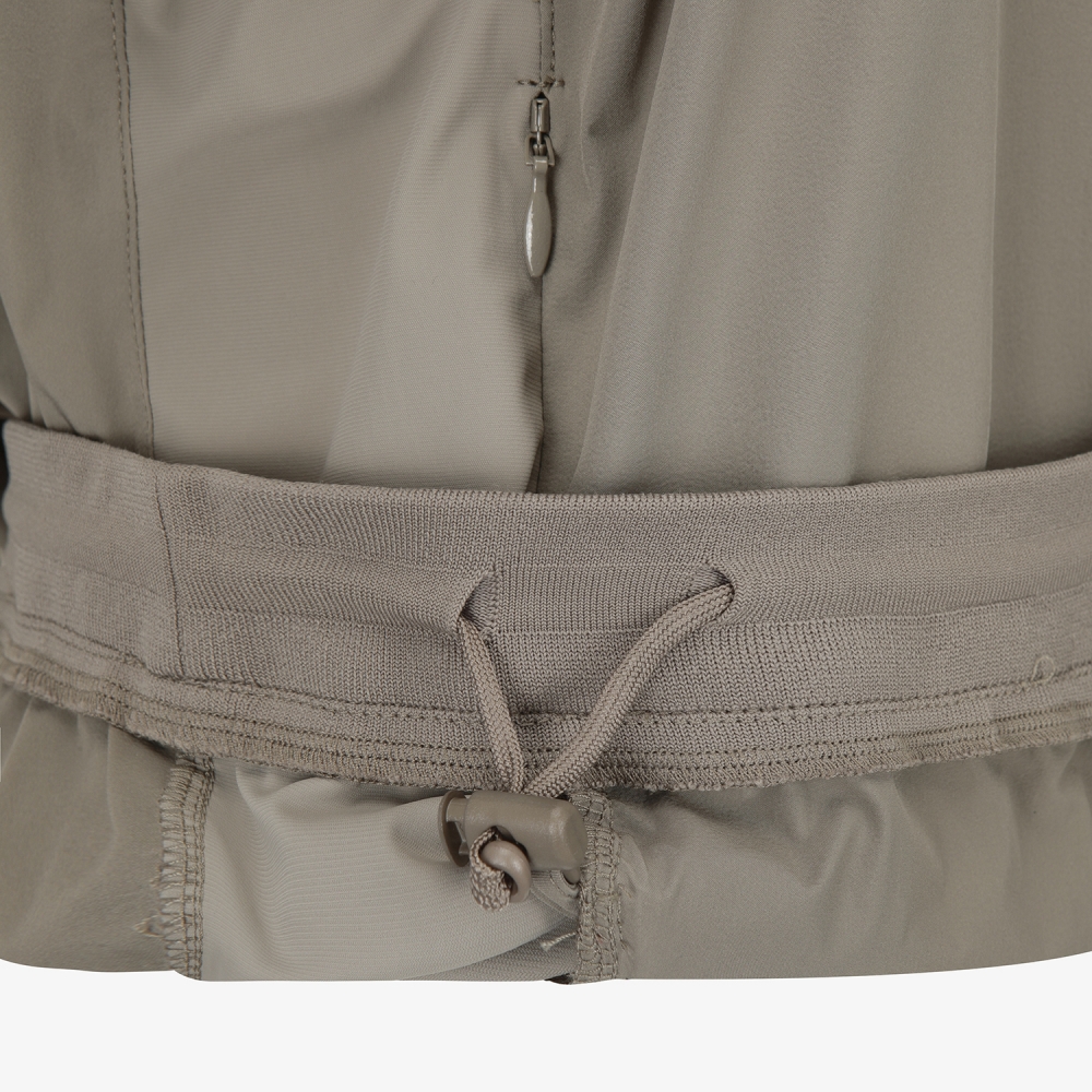 여성 사우스크로스 하이넥 후드 아노락_카키 베이지