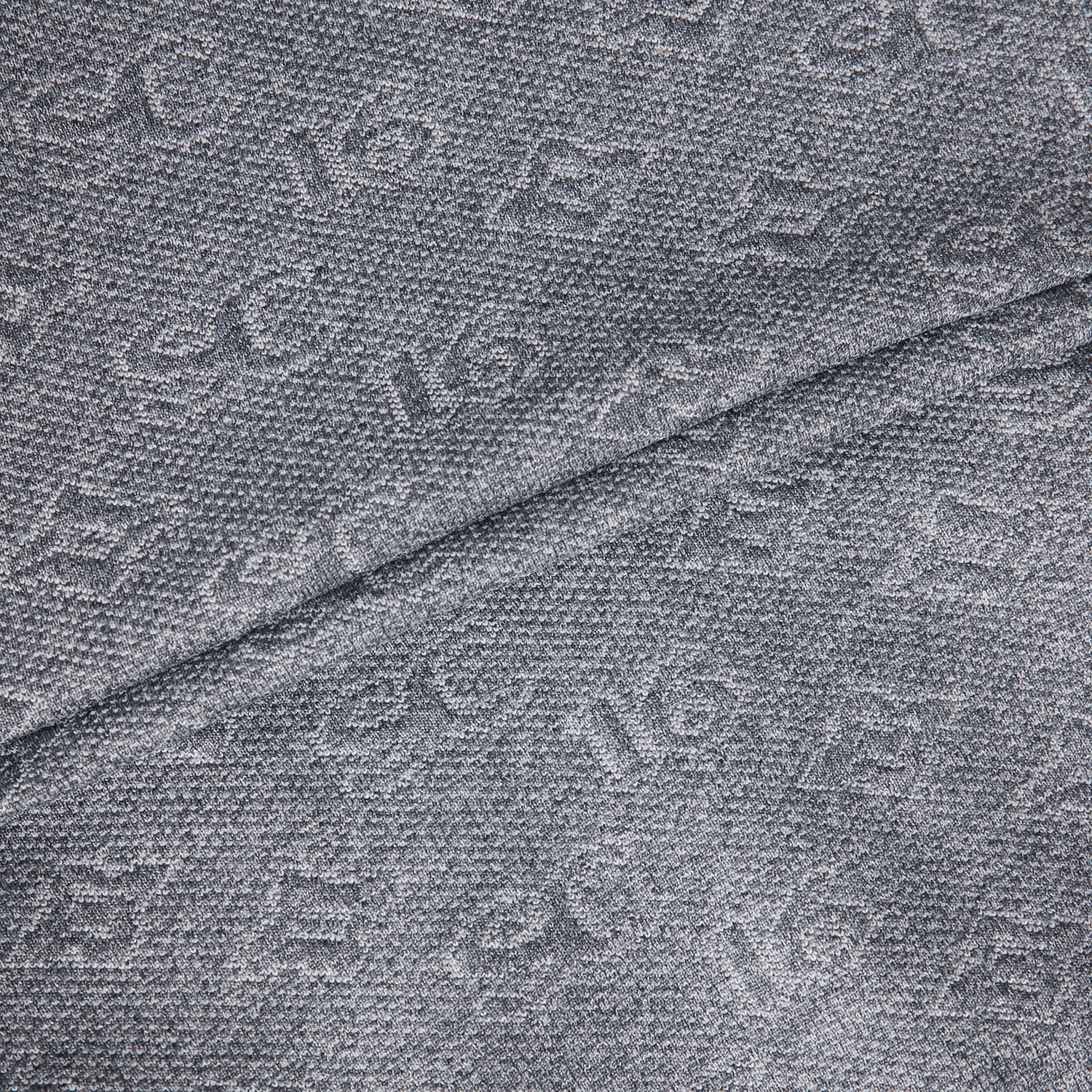 사우스케이프 여성 모노그램 패턴 자카드 리버시블 베스트_차콜 그레이