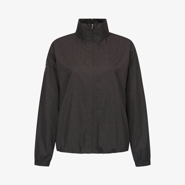 여성 사우스크로스 로고 프린트 투웨이 아노락_브라운