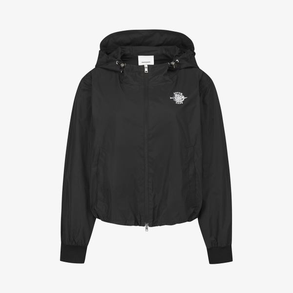 여성 사우스크로스 에센셜 후드 윈드브레이커_블랙