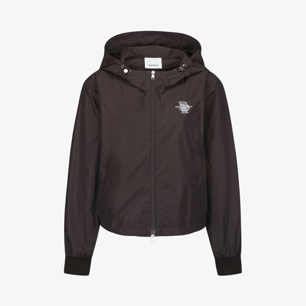 여성 사우스크로스 에센셜 후드 윈드브레이커_브라운