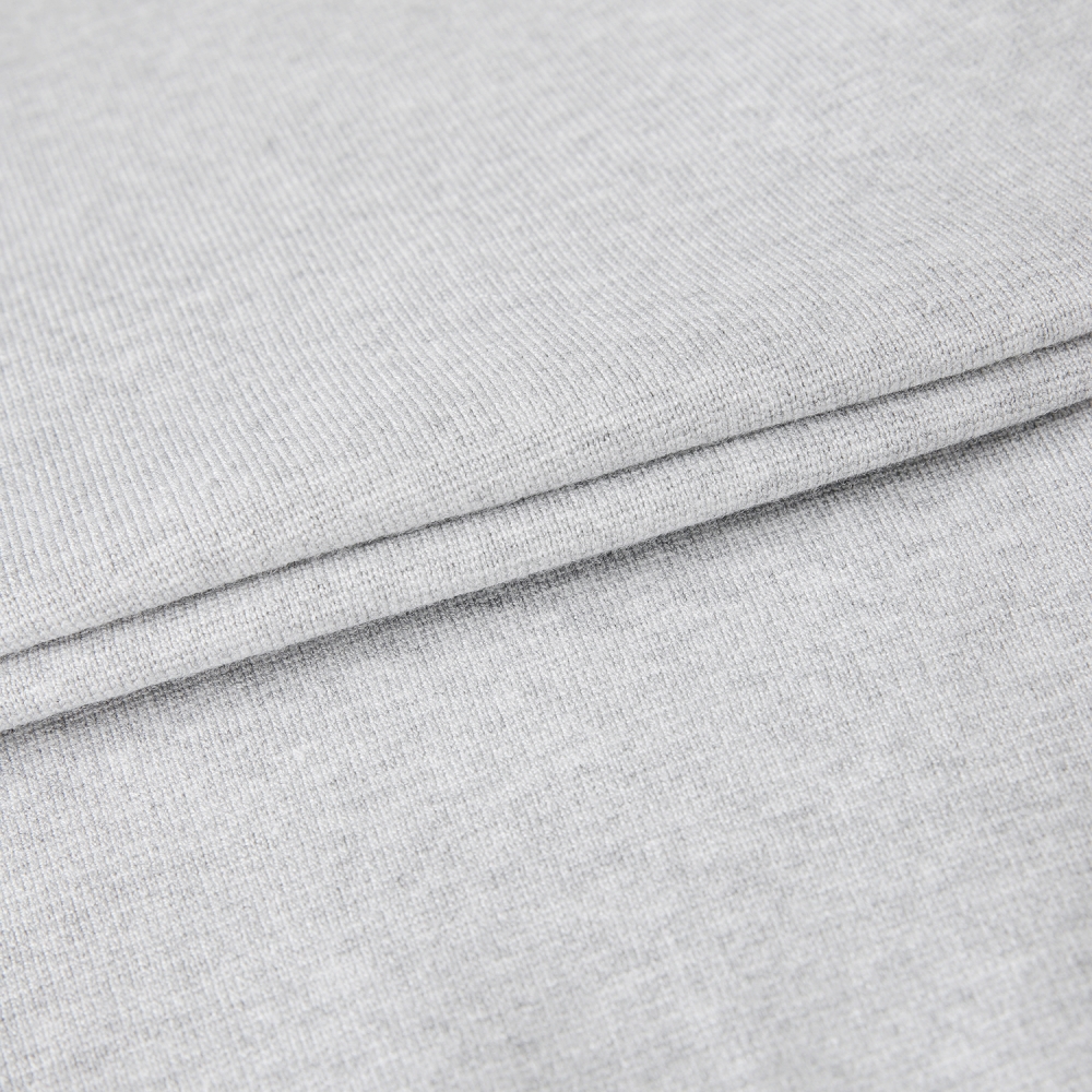 여성 사우스크로스 오버핏 라운드넥 니트 풀오버_그레이