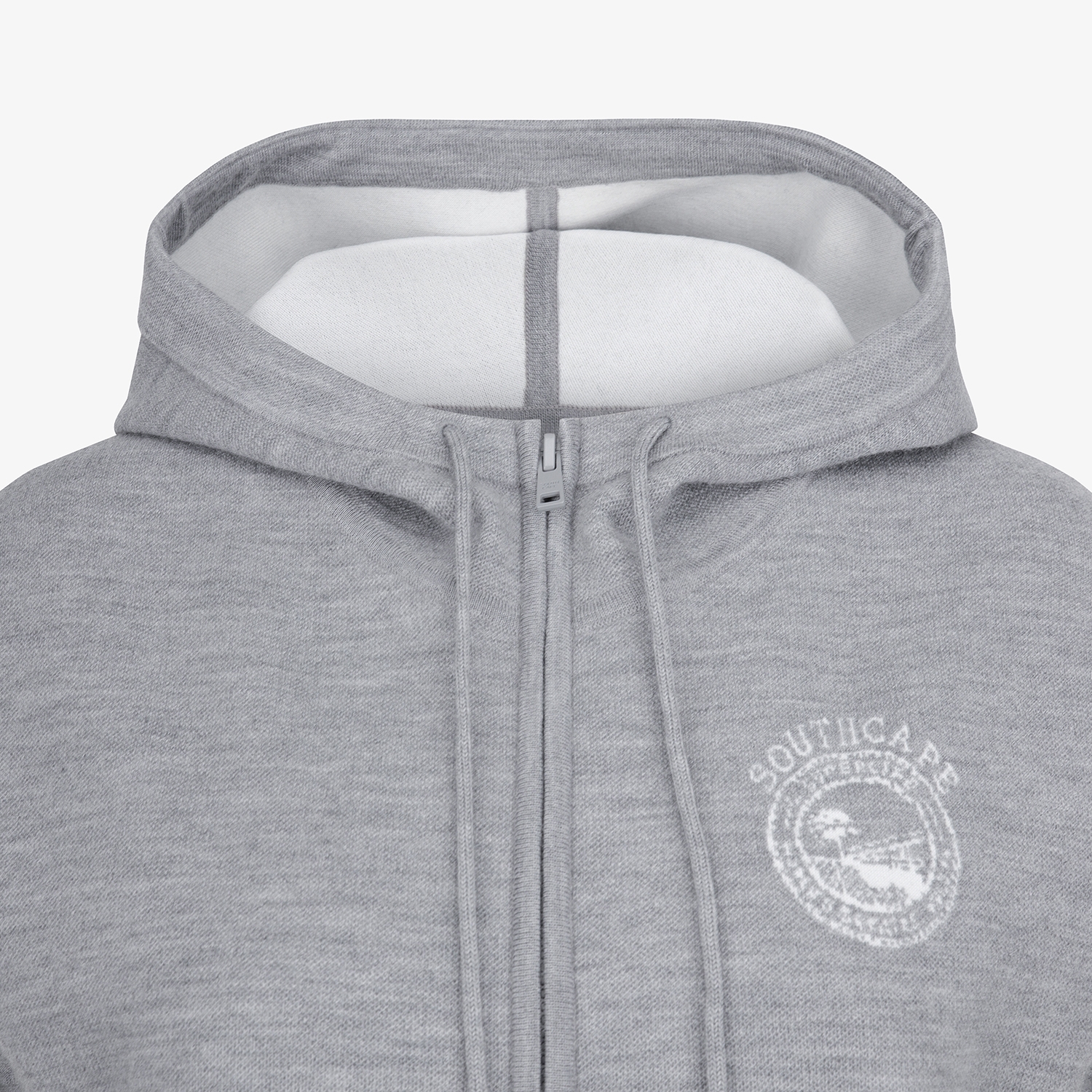 사우스케이프 여성 선라이즈 하우스 니트 집업 베스트_그레이