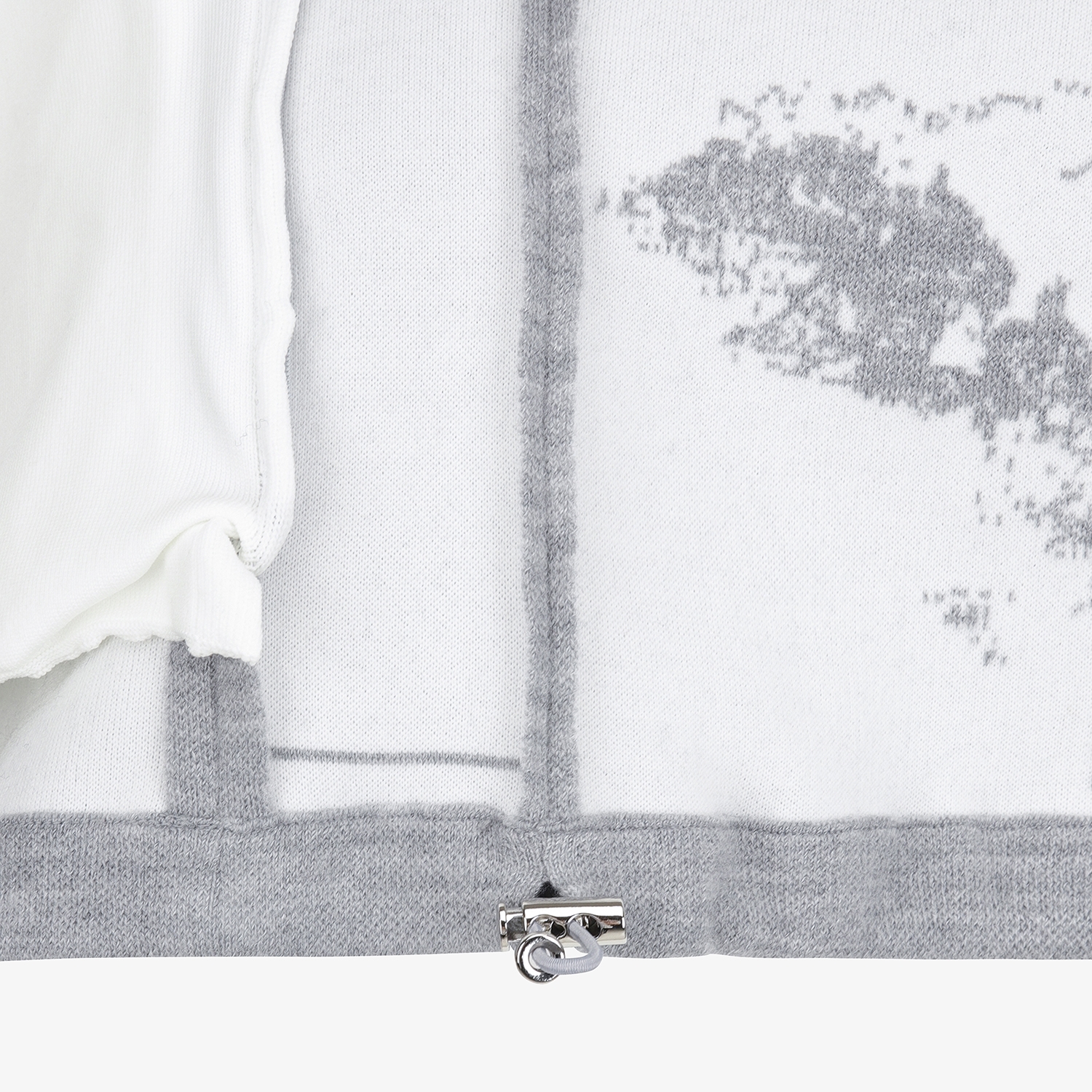 사우스케이프 여성 선라이즈 하우스 니트 집업 베스트_그레이