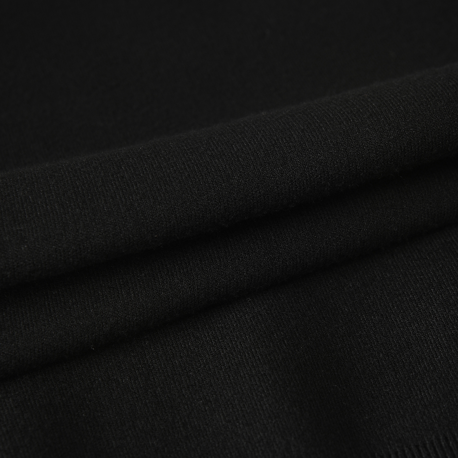 여성 사우스크로스 라운드넥 니트 베스트_블랙