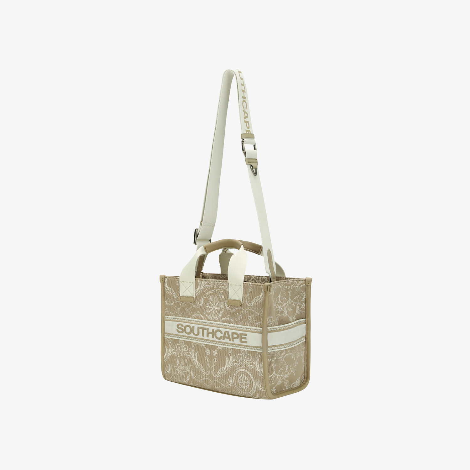 여성 사우스크로스 토트백_베이지