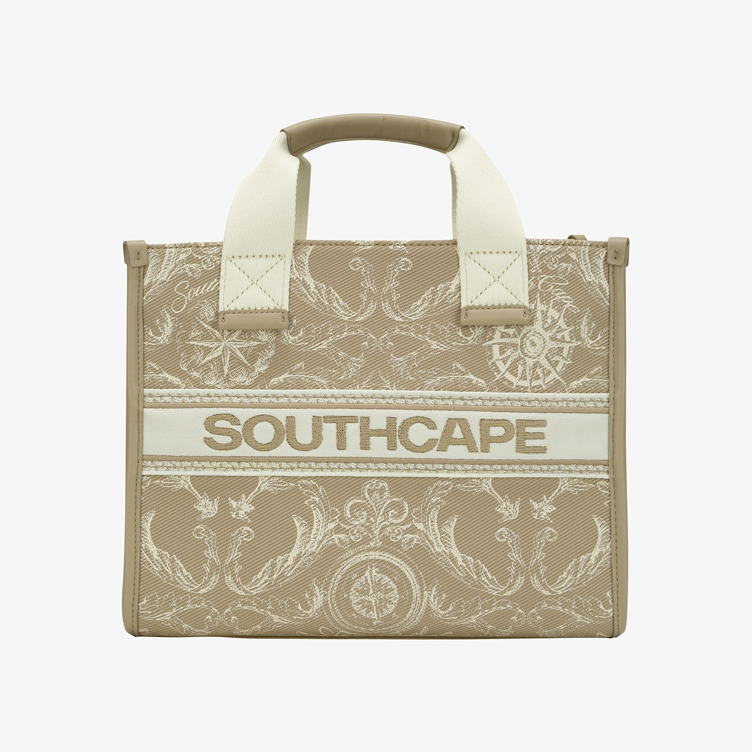 여성 사우스크로스 토트백_베이지