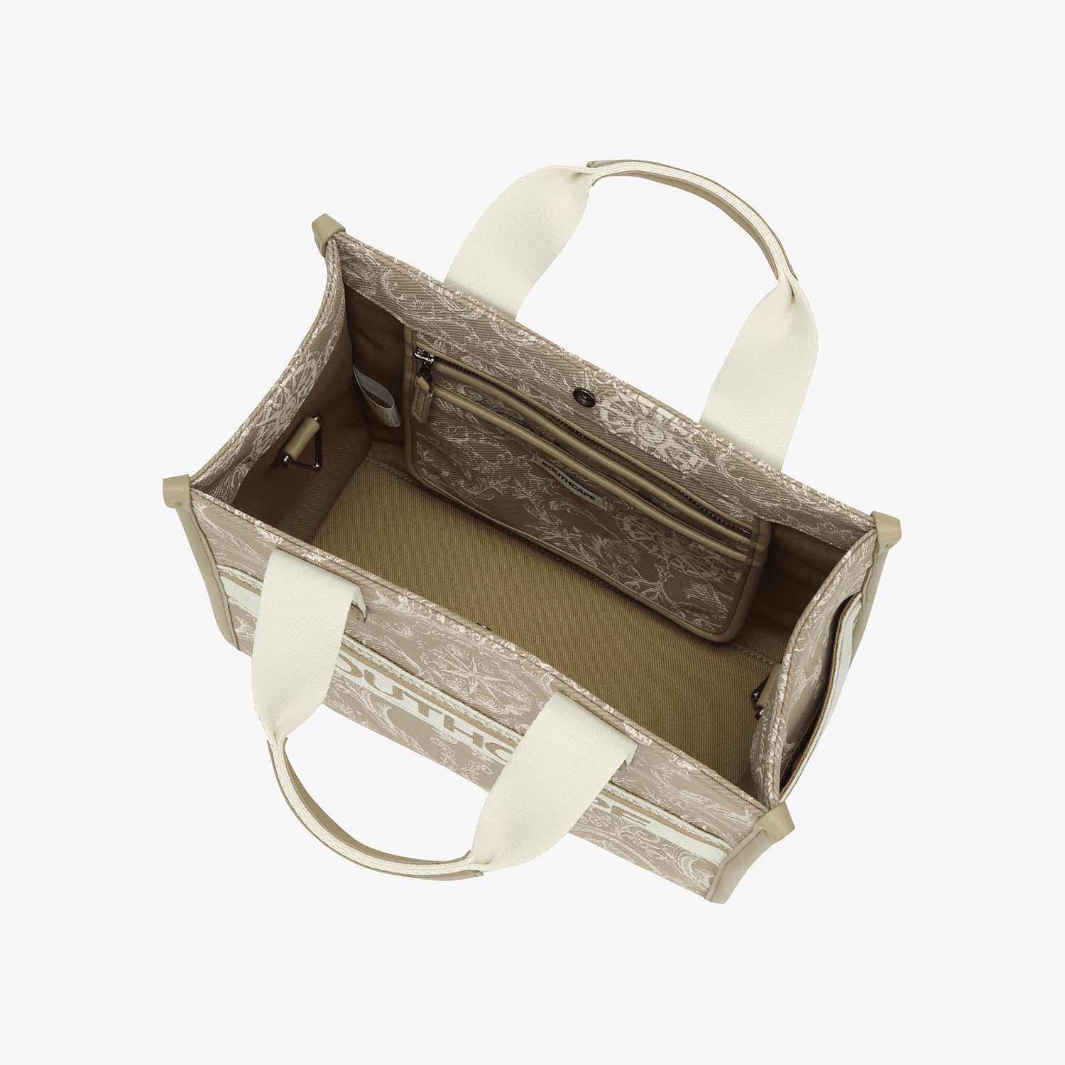 여성 사우스크로스 토트백_베이지