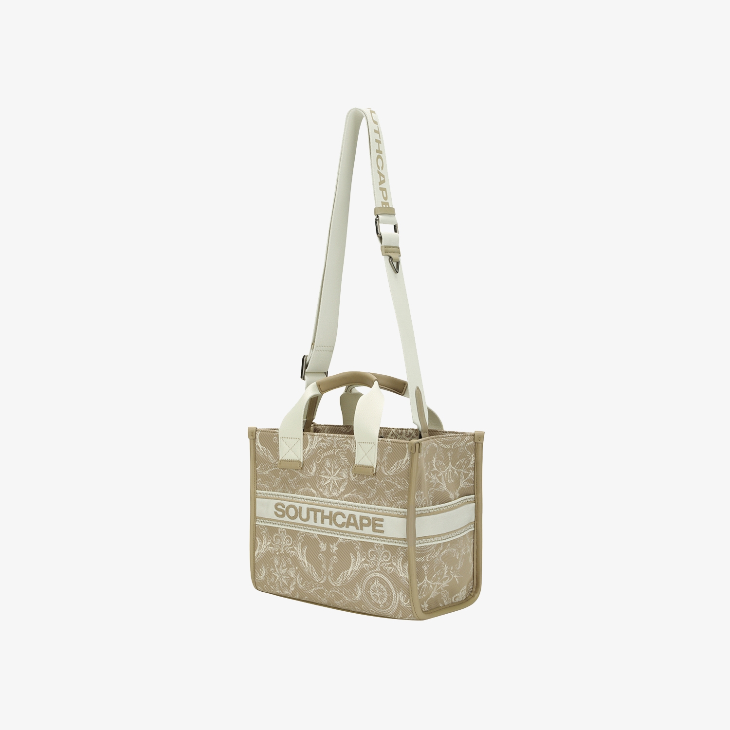 여성 사우스크로스 토트백_베이지