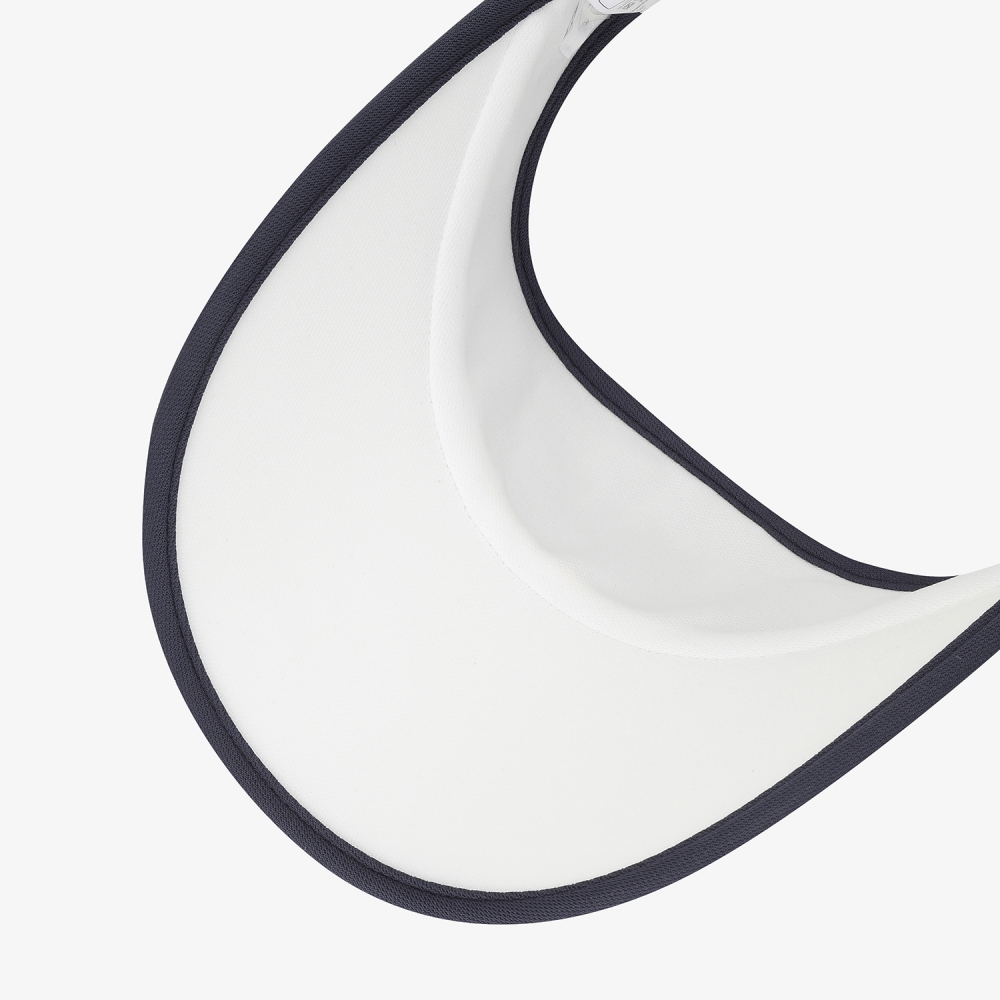 사우스케이프 여성 자카드 수퍼라이프 리본 바이저_네이비