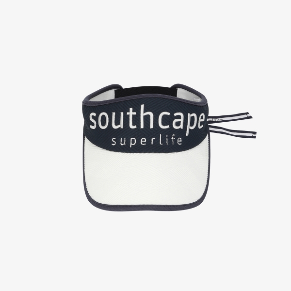 사우스케이프 여성 자카드 수퍼라이프 리본 바이저_네이비