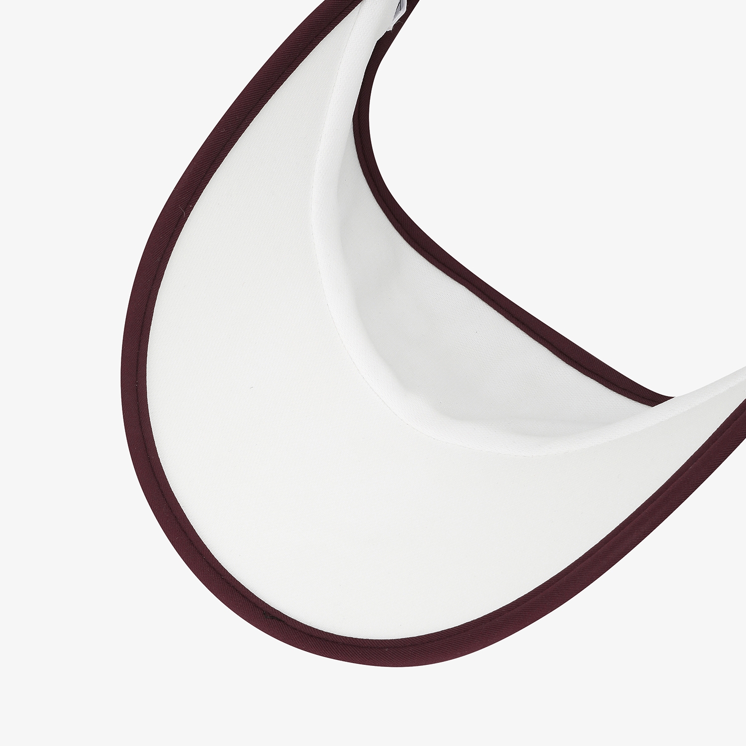 사우스케이프 여성 자카드 수퍼라이프 리본 바이저_와인