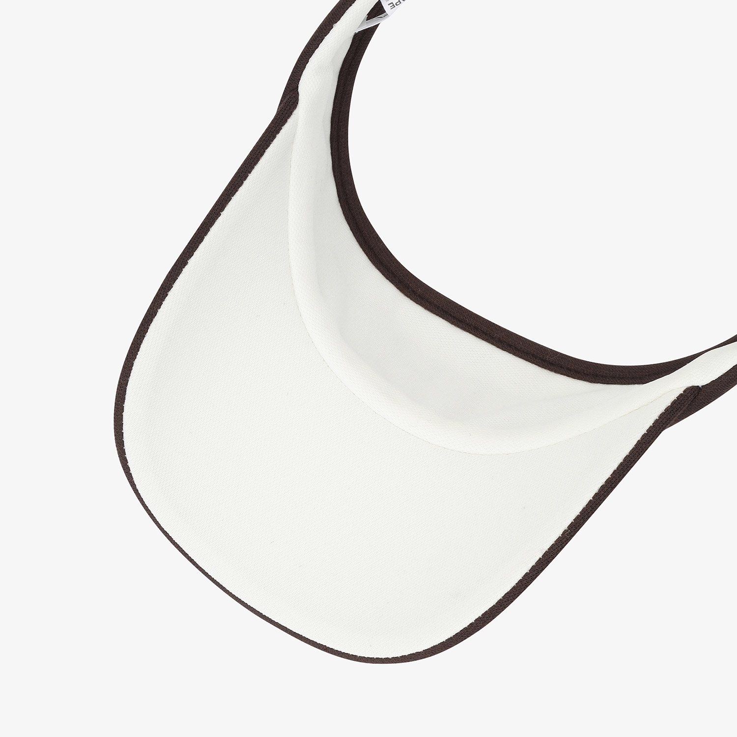 사우스케이프 여성 SOUTHCAPE 로고 바이저_다크 브라운