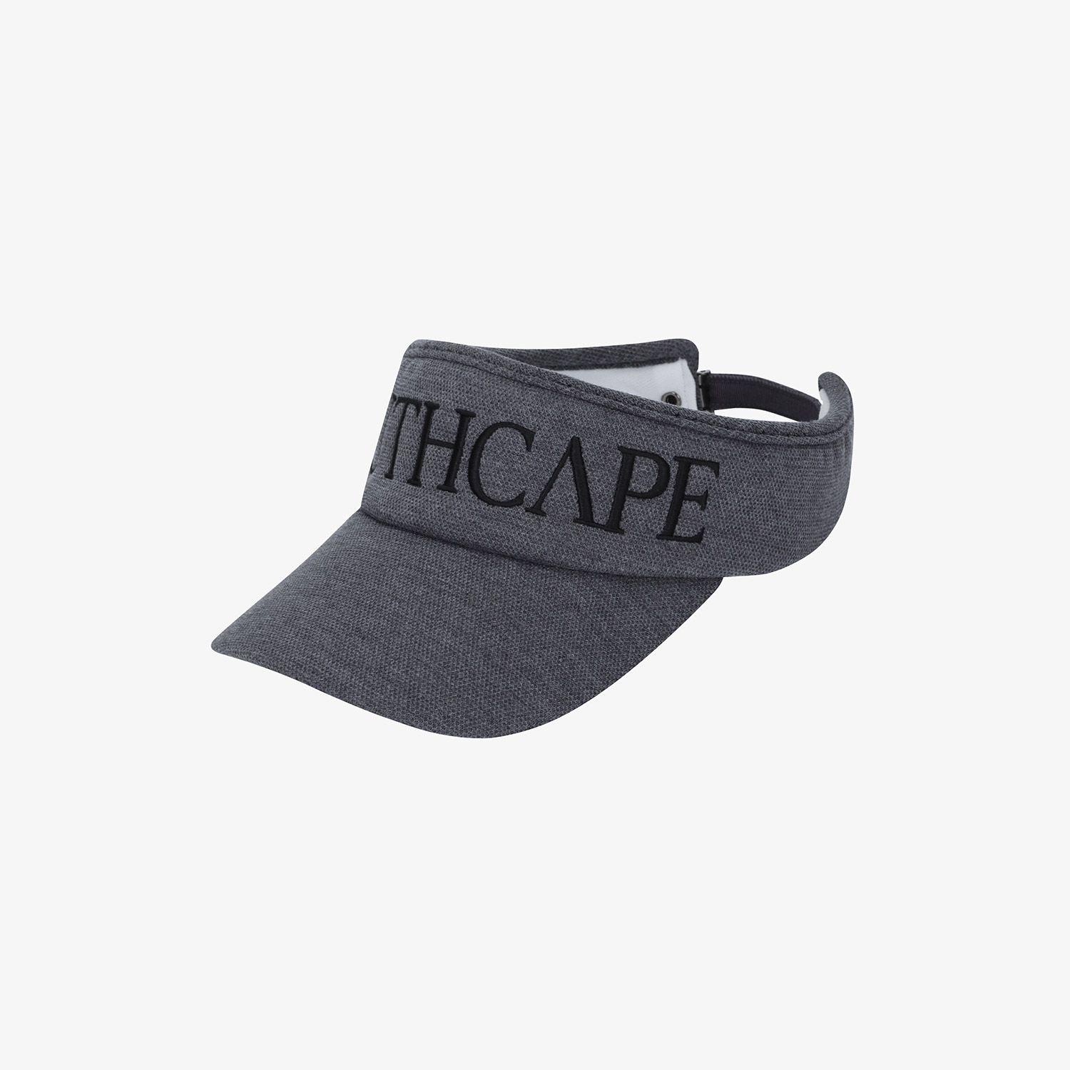 사우스케이프 여성 SOUTHCAPE 로고 바이저_멜란지 그레이