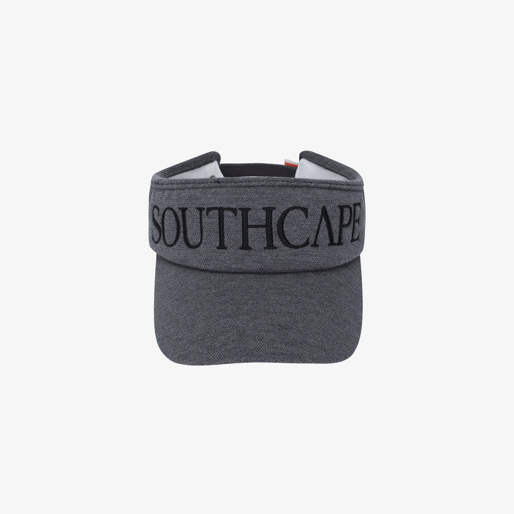 사우스케이프 여성 SOUTHCAPE 로고 바이저_멜란지 그레이