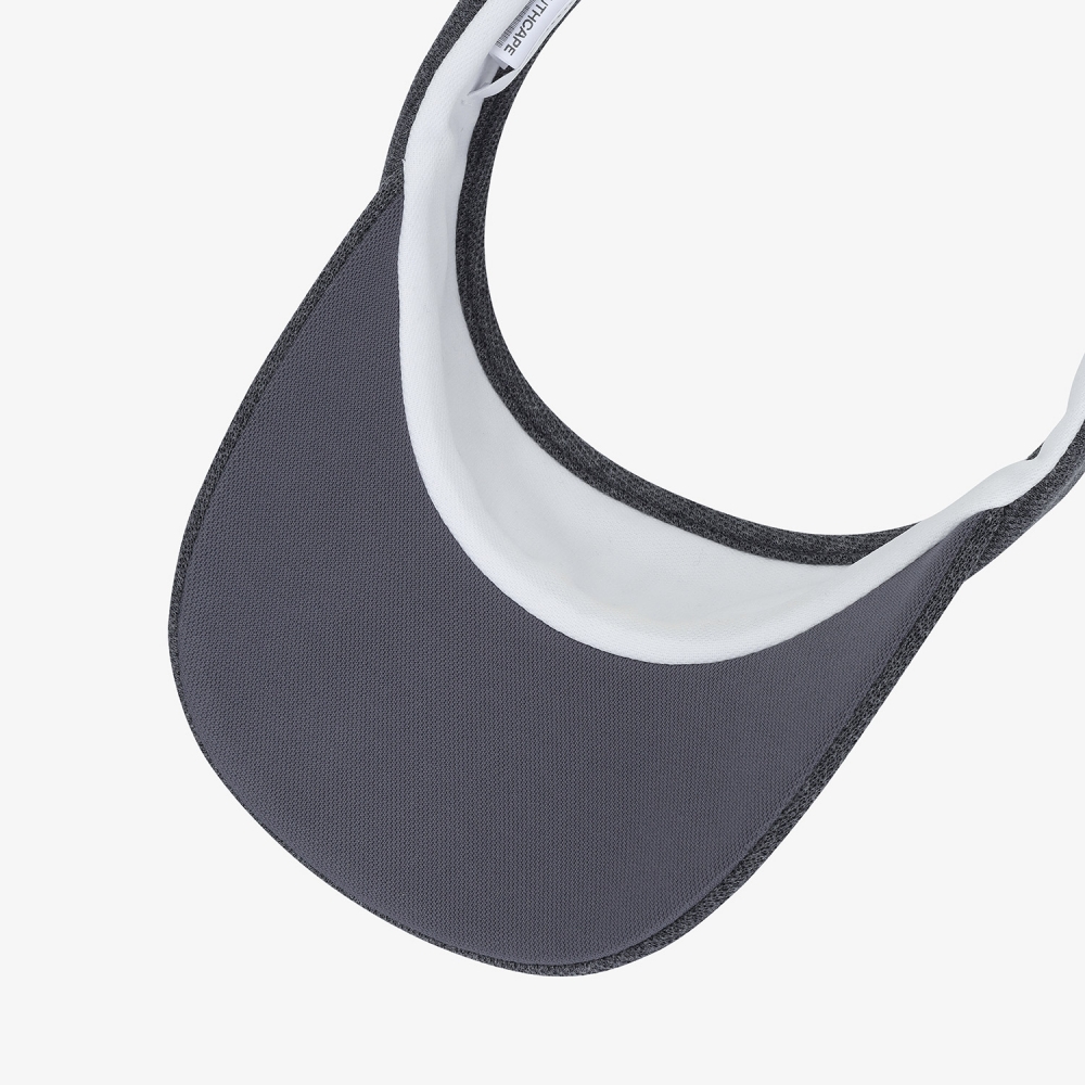 사우스케이프 여성 SOUTHCAPE 로고 바이저_멜란지 그레이