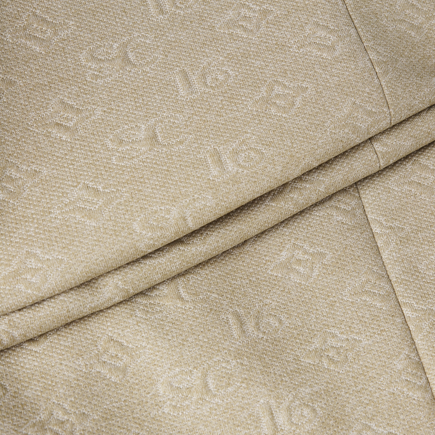 사우스케이프 여성 모노그램 패턴 자카드 스트레이트 팬츠_카키 베이지