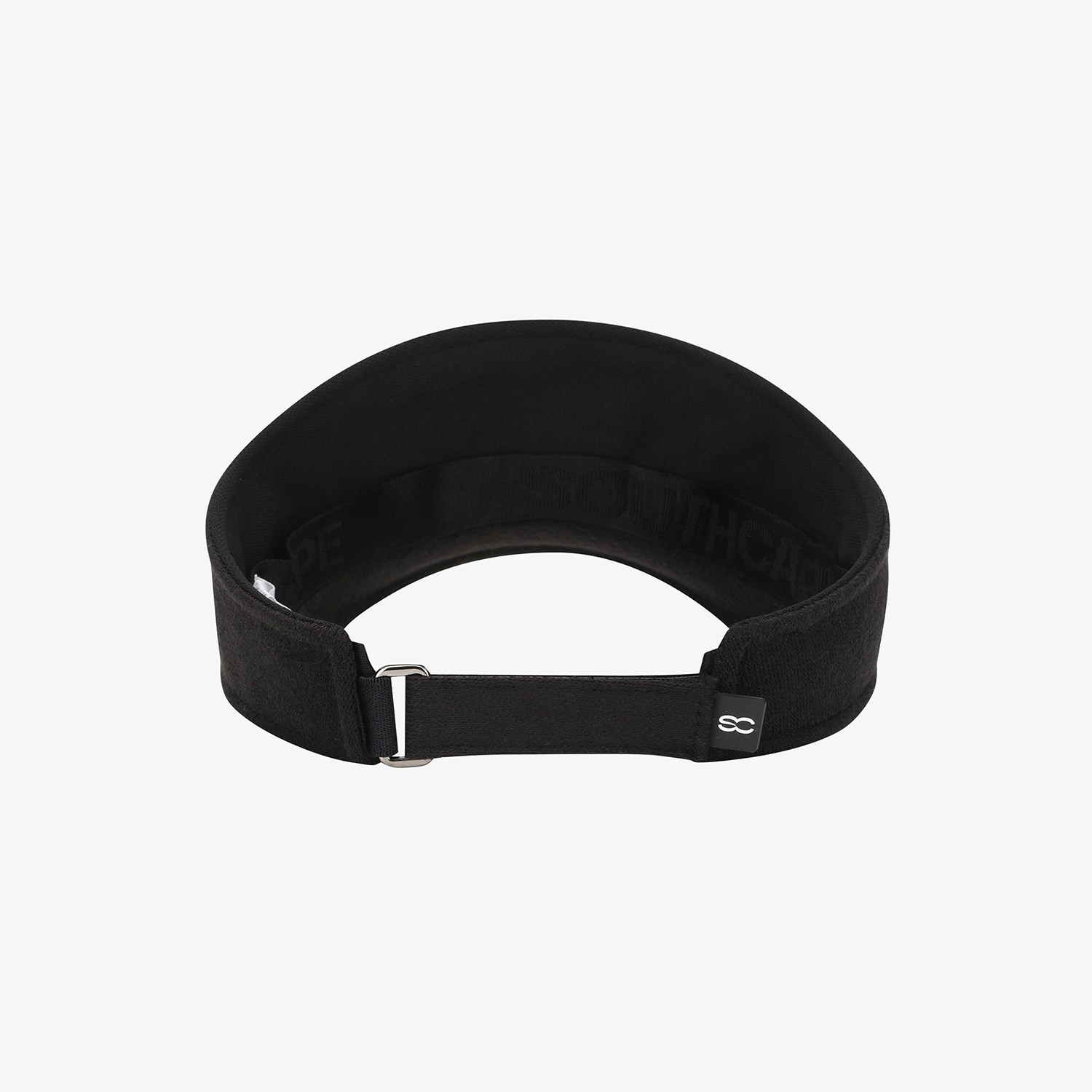 사우스케이프 여성 SOUTHCAPE 니트 로고 바이저_블랙