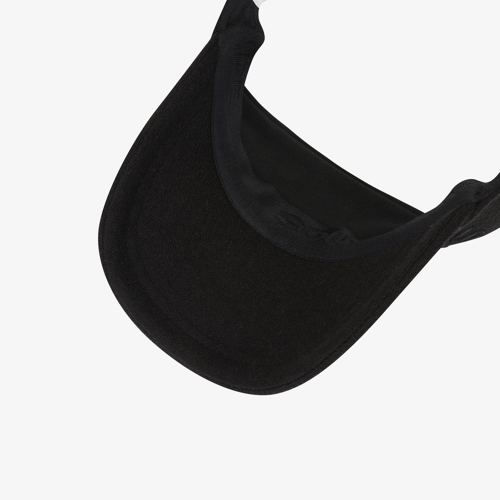 사우스케이프 여성 SOUTHCAPE 니트 로고 바이저_블랙