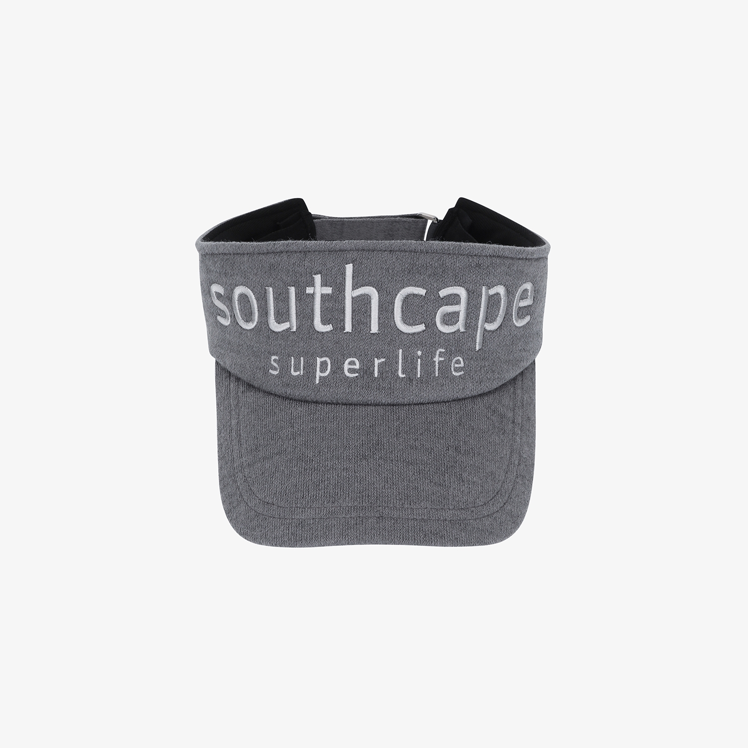 사우스케이프 여성 SOUTHCAPE 니트 로고 바이저_그레이