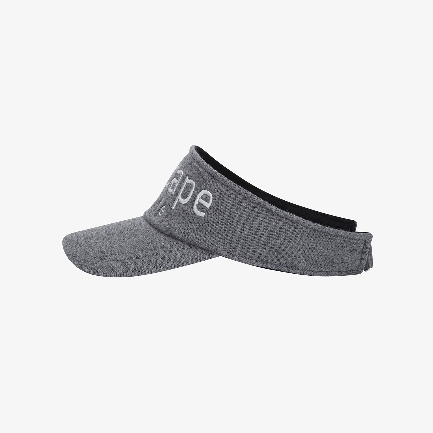 사우스케이프 여성 SOUTHCAPE 니트 로고 바이저_그레이