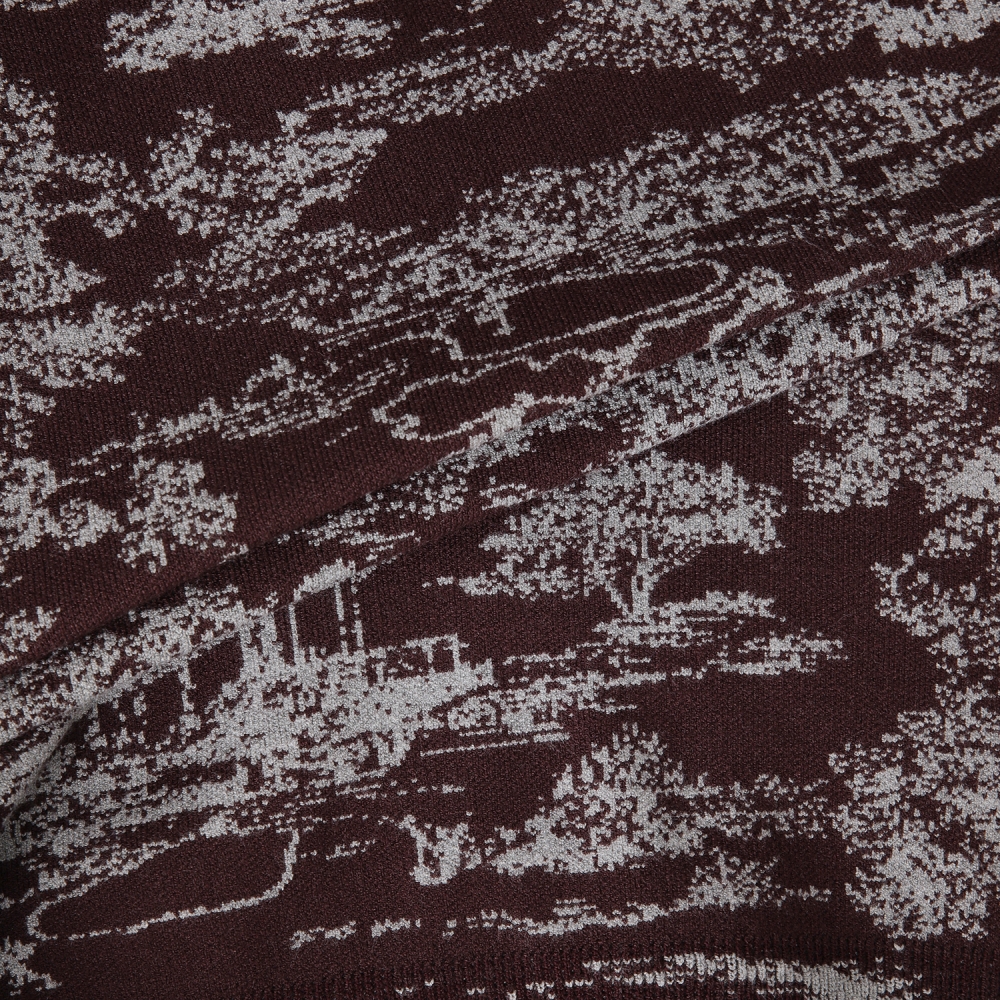 사우스케이프 여성 남해 헤리티지 카라 니트 가디건_와인