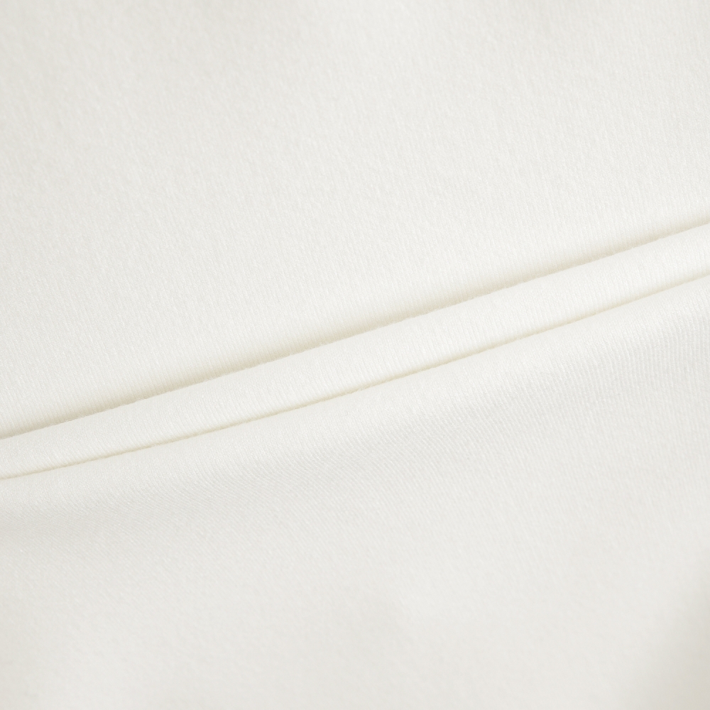 여성 사우스크로스 배색 스트라이프 하프집 니트_아이보리