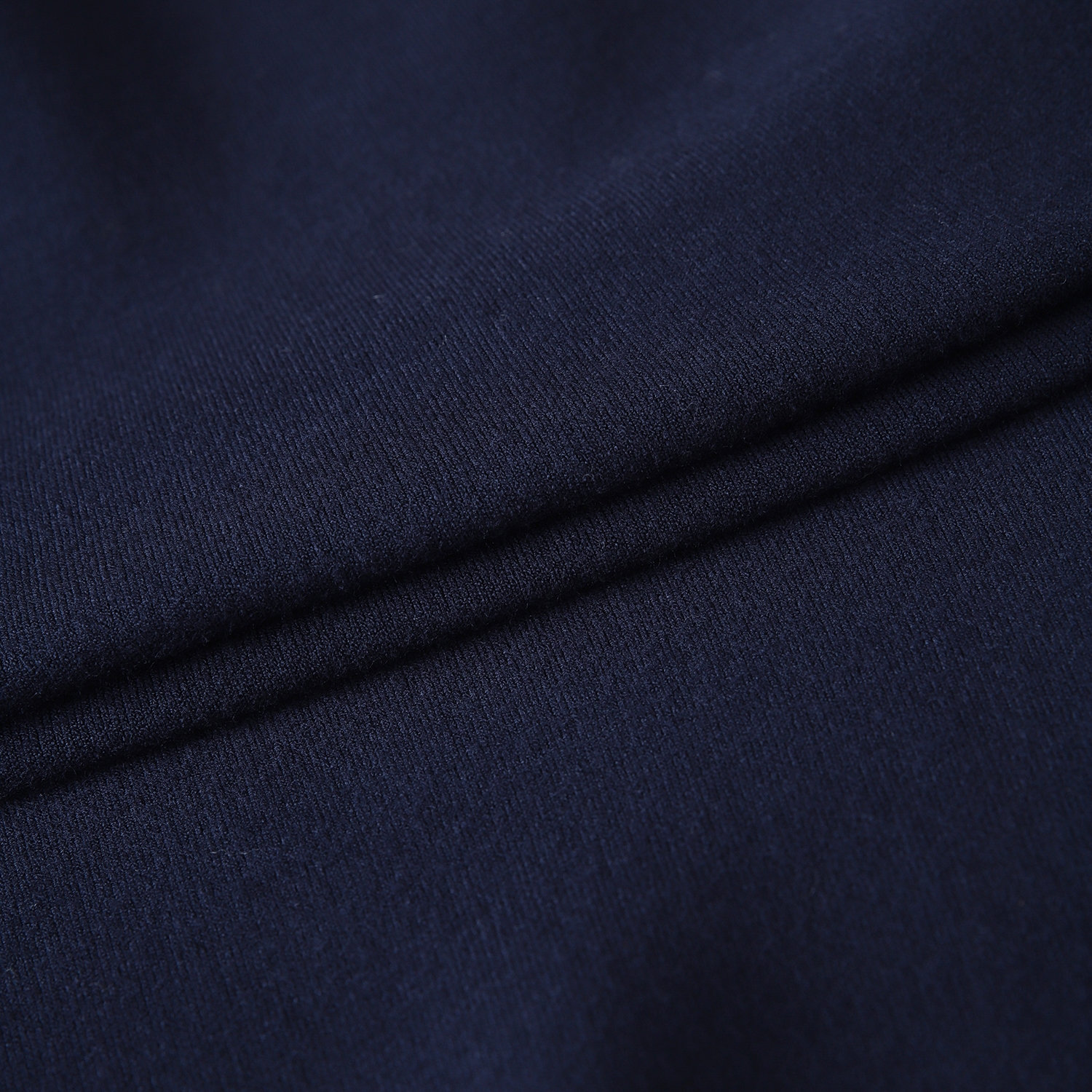 여성 사우스크로스 배색 스트라이프 하프집 니트_네이비