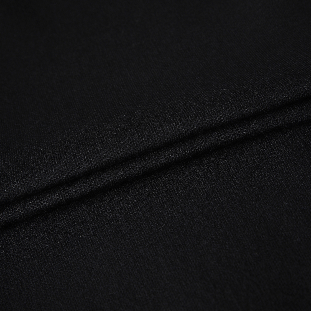 여성 사우스크로스 남해 헤리티지 드로잉 배색 카라 니트_블랙