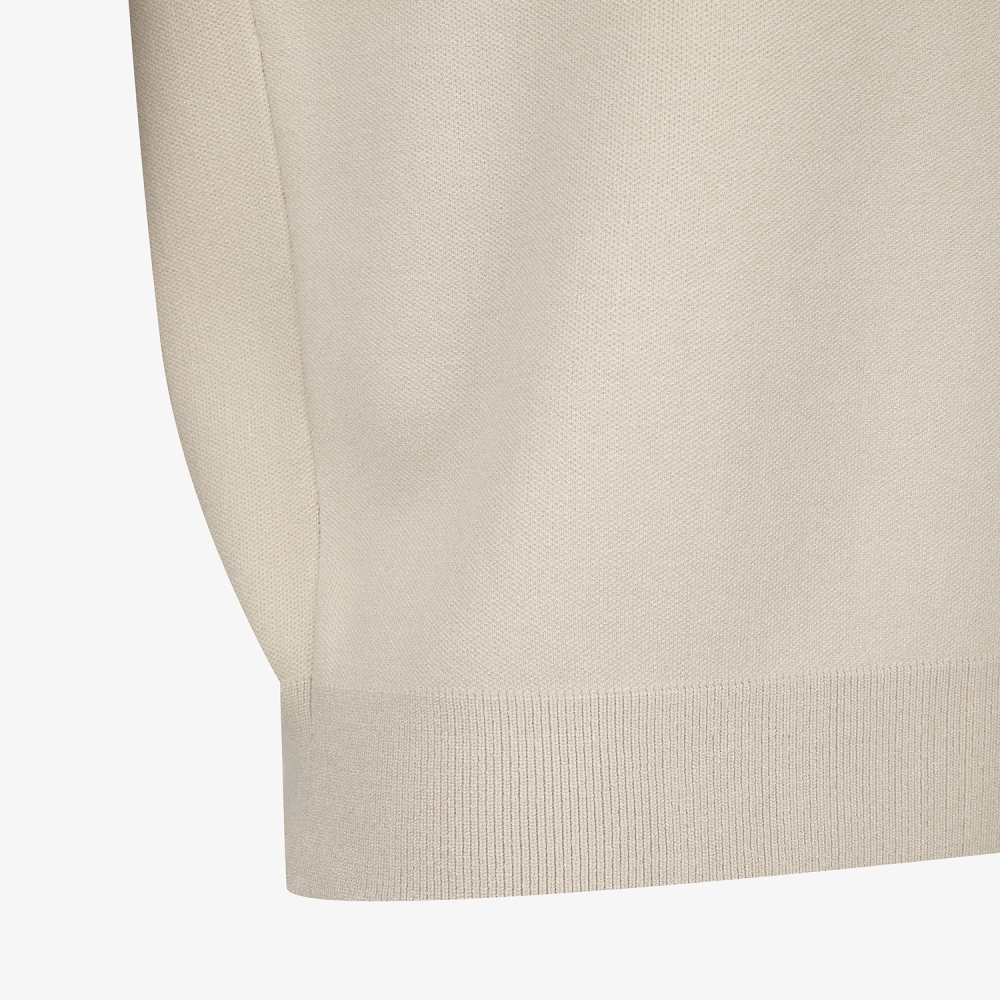 여성 사우스크로스 세일러 카라 니트 베스트_베이지