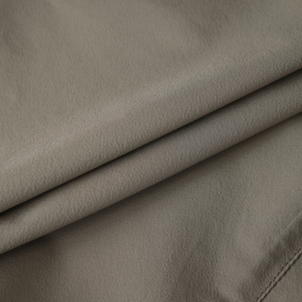 여성 사우스크로스 오버핏 크롭 후드 윈드브레이커_카키 베이지