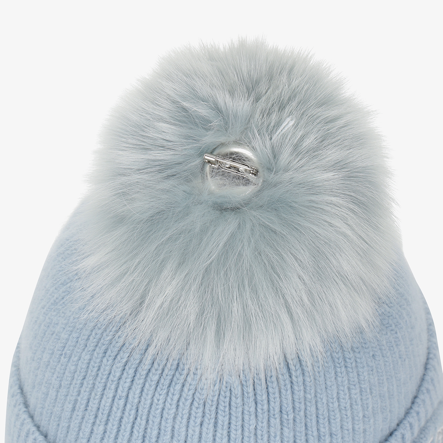 여성 사우스크로스 이어머프 니트 볼캡_라이트 블루