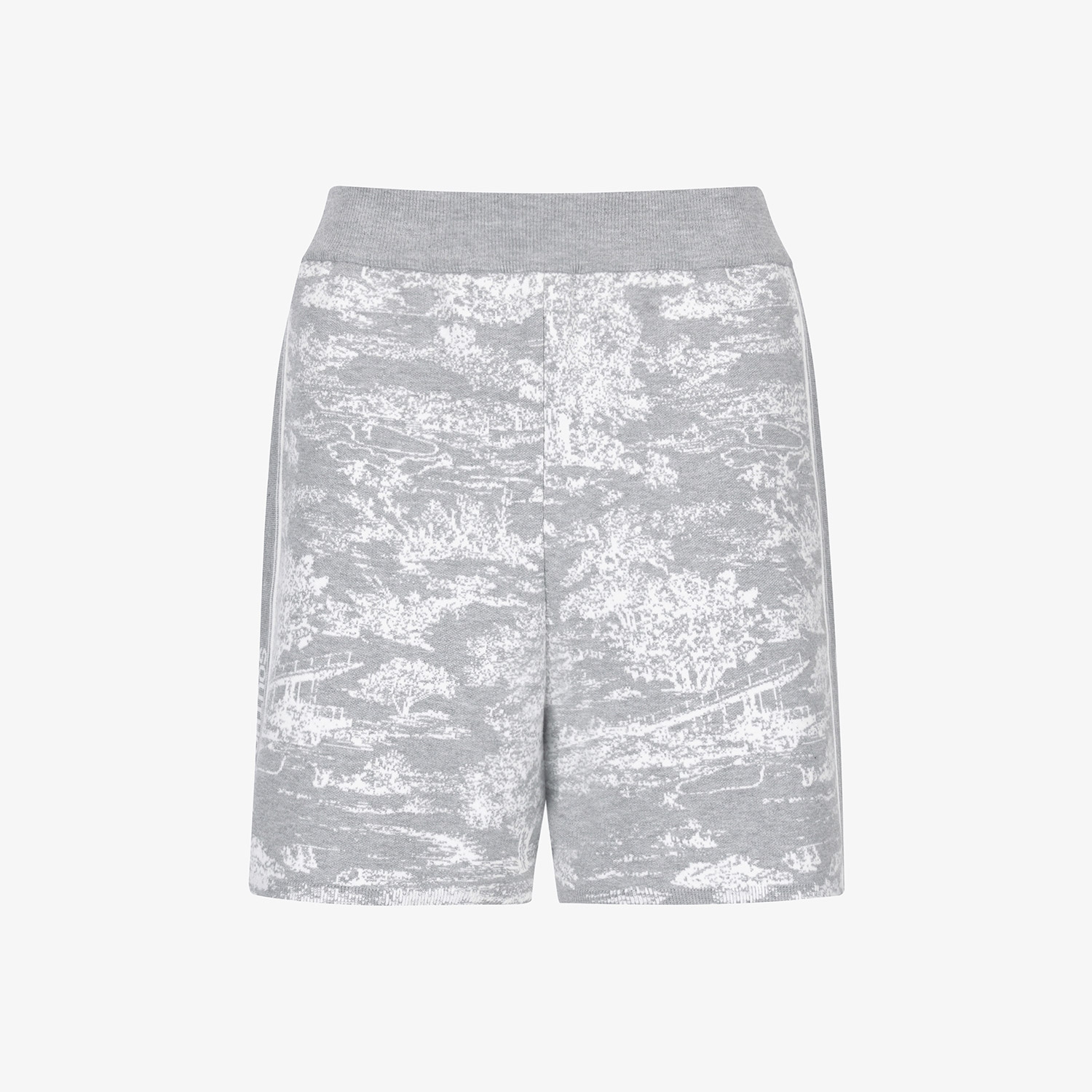 사우스케이프 여성 남해 헤리티지 니트 숏팬츠_그레이